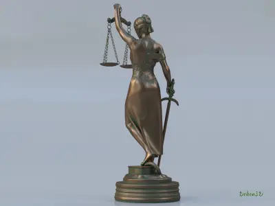 Statue Themis 3D print model