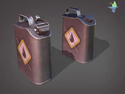 Scepter Container Low-poly 3D model