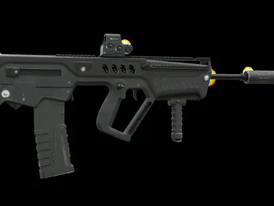 Tar-21 Free low-poly 3D model
