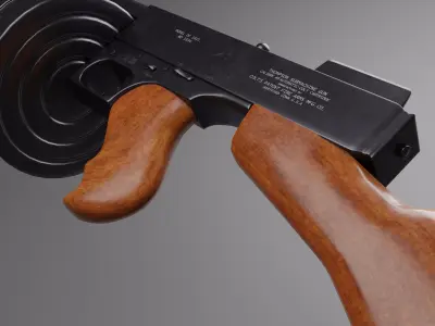 Tommy Gun 3D model
