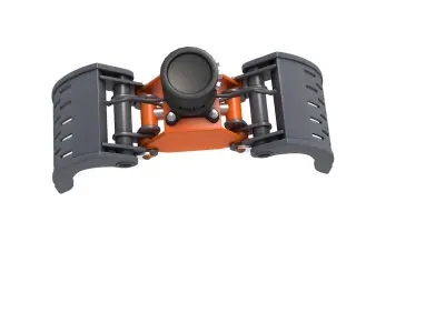 Hydraulic Stone Separating Grabs 3D model