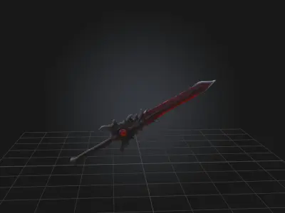 Demonic Sword 3D model
