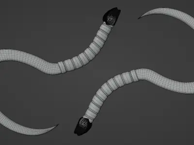 Cronus Sickle - Orange 3D model