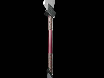 Fantasy Spear  Low-poly 3D model