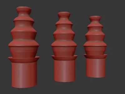 Chocolate Waterfall  3D model