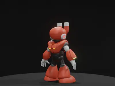 Magnetman bunny robot 3D model