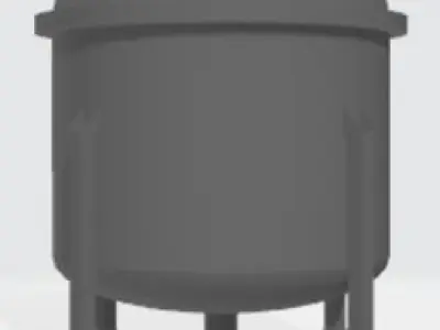 Reactor CSTR RATB Tank Free 3D model