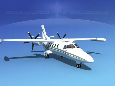 Dreamscape AF-46 Turbo Star Executive V05 3D model