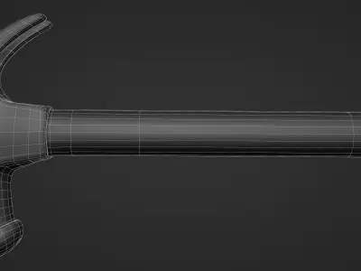 Old hammer Free 3D model