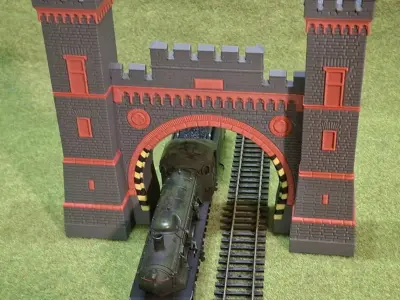 German portal Weilburg North 1-87 FDM color 3D print model