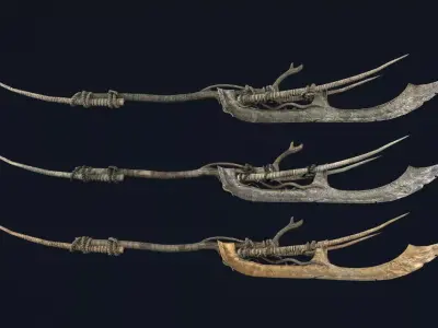 Nomad Sharp Spear Low-poly 3D model
