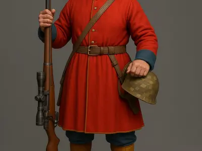 The Cossack Modern Style 3D model
