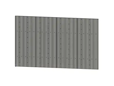 Modelling Industrial Building Cladding Sheets Various Sizes 3D print model