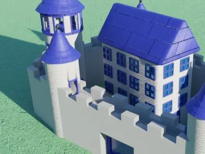 Fortress 3D model