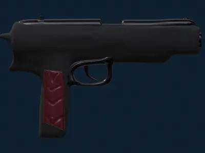 Shadow strike Pistol 01 3D model
