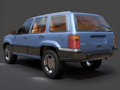 Jeep Grand Cherokee ZJ - Hyper-Detailed 4x4 3D Model 3D model