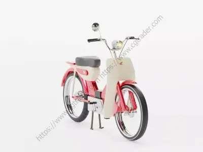 Honda Pc 50 1969 Free 3D model
