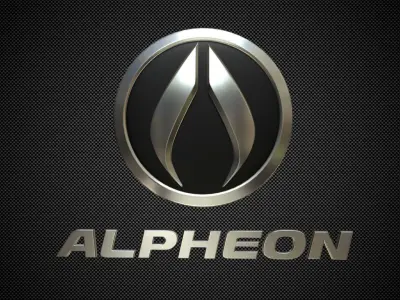 alpheon logo 3D model