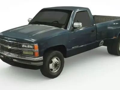 Chevrolet Silverado 1988 Low-poly 3D model