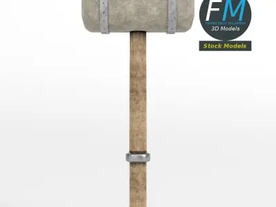 Sledgehammer hammer 3D model