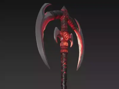 Bloodbound Arsenal  Stylized Ritual Blades Collection 3D Model Pack