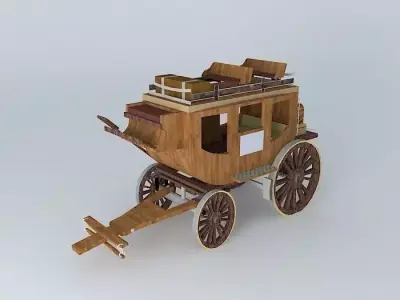 WELLS FARGO STAGECOACH 3D model