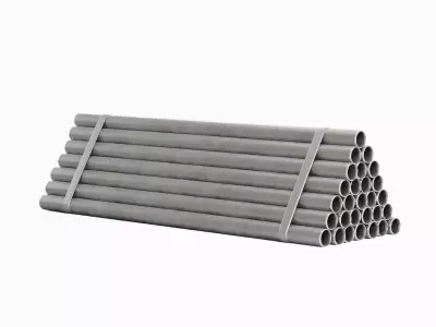 Industrial Pipes 04 3D model