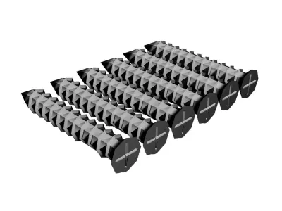 Screws 3D model purchase