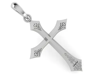 CROSS PENDANT CR164 3D print model