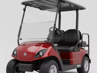 The Modern Yamaha Golf Cart 3D model