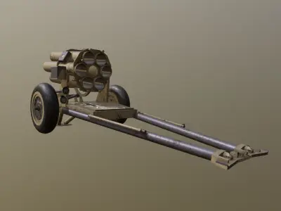 Nebelwerfer 41 Sand camo - Afrika 3D model