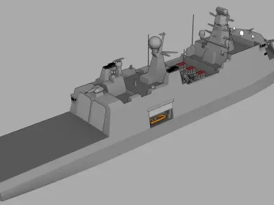 FFG Absalon class Low-poly 3D model