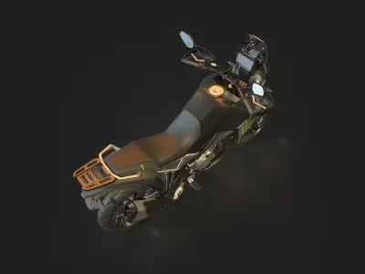Base model  CF Moto 450 2024 3D model