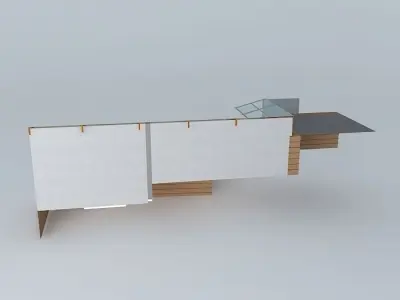 Aquaponico system 09 Aquaponics Beira Mar 1 Tank 1 IBC 2 tabl... 3D model