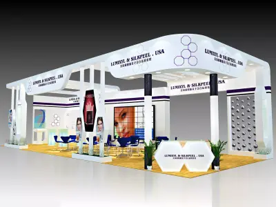 Exhibition - Area - 6X15-3DMAX2009-015 3D model