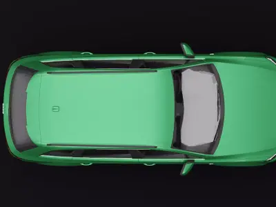Audi Q7 Tfsi e Green 2 3D model