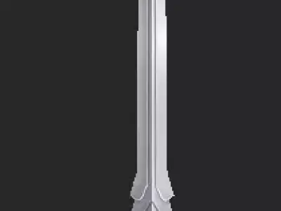 Pack With 30 Fantasy Swords - Part 04 Low-poly 3D model