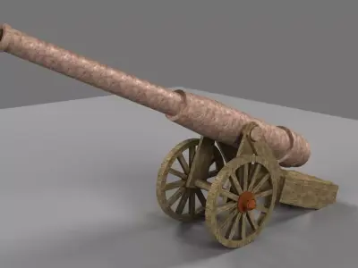 Cannon 3D model buy