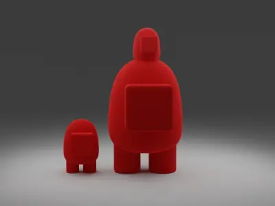 Among us character 3D model get