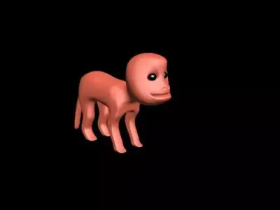 monkey 3d models 3ds max file autodesk fbx file obj file 3D model