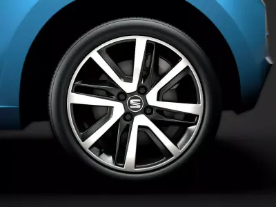 Seat Mii Electric 2020 wheel 3D model