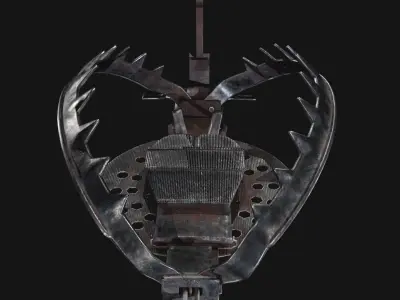 Animal Trap  Low-poly 3D model