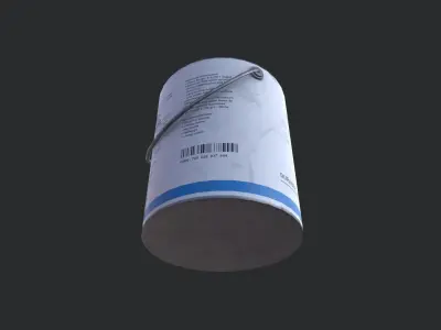 Paint Can Gallon Low-poly 3D model