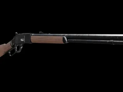 winchester 1873 3D model purchase