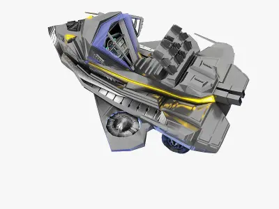 fantasy concept Jet Ski a202  3D model