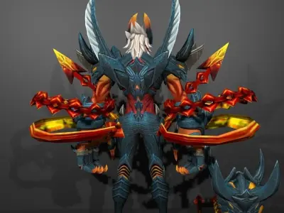 volcanic 3D model