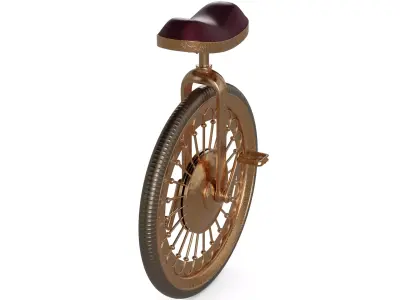 Unicycle 3D model