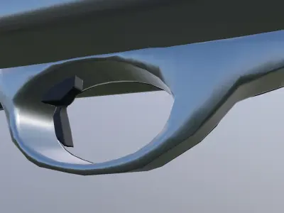 New Benelli M3 Shotgun Low-poly 3D model