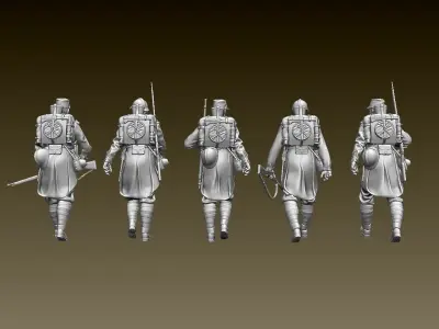 French soldier ww1  3D print model