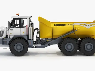 LIEBHERR TA 230 Litronic Articulated Truck v2 3D model